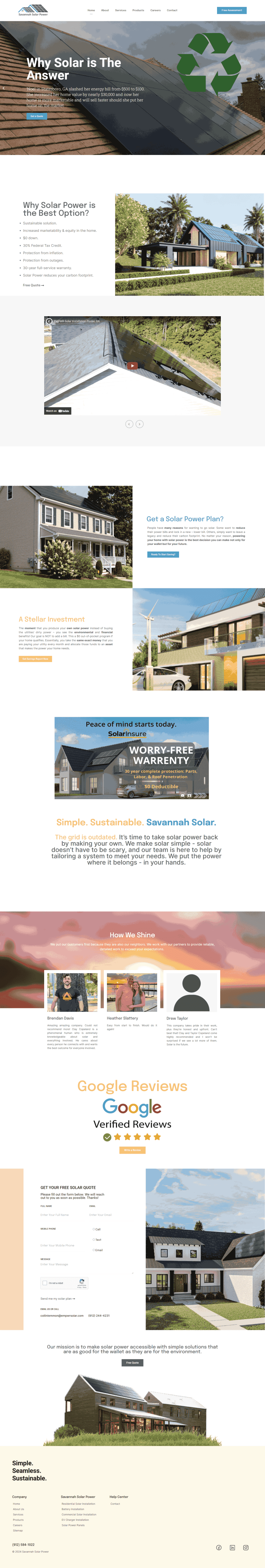 Savannah Solar Power