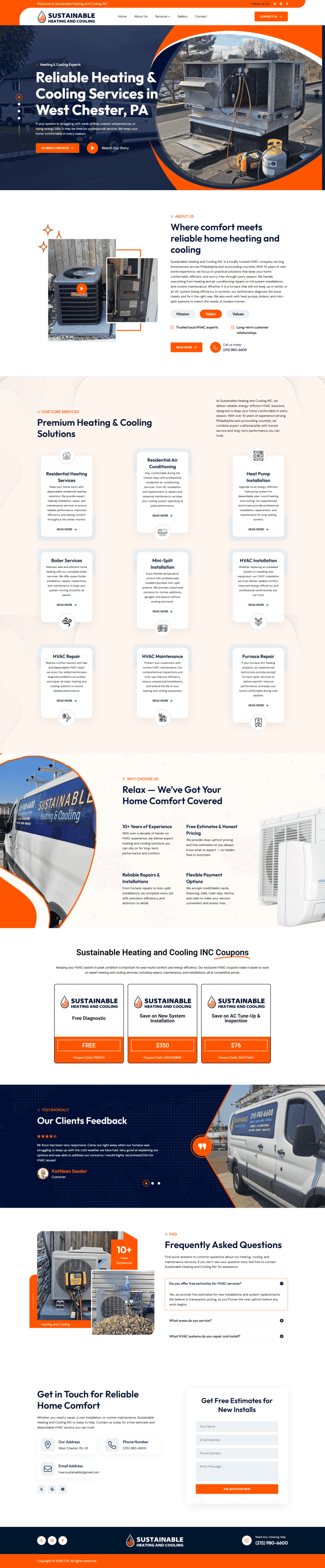 Sustainable Heating and Cooling INC