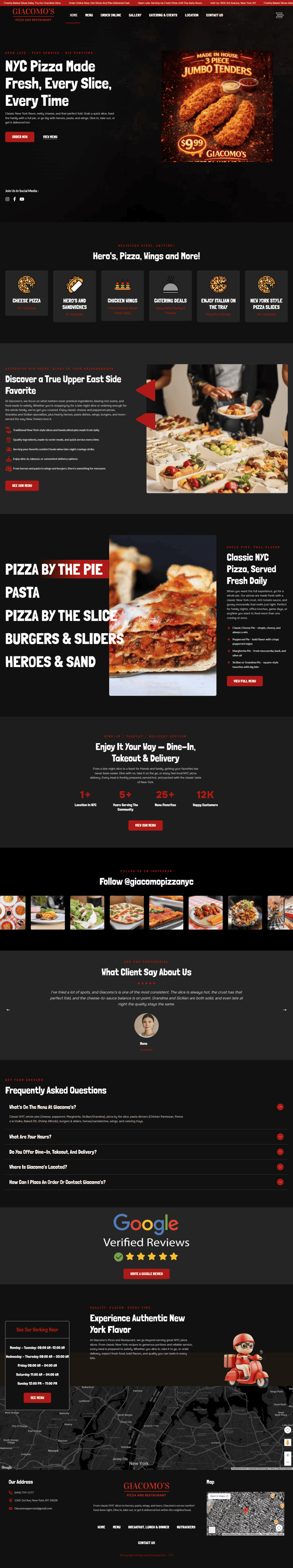 Giacomo Pizza And Restaurant